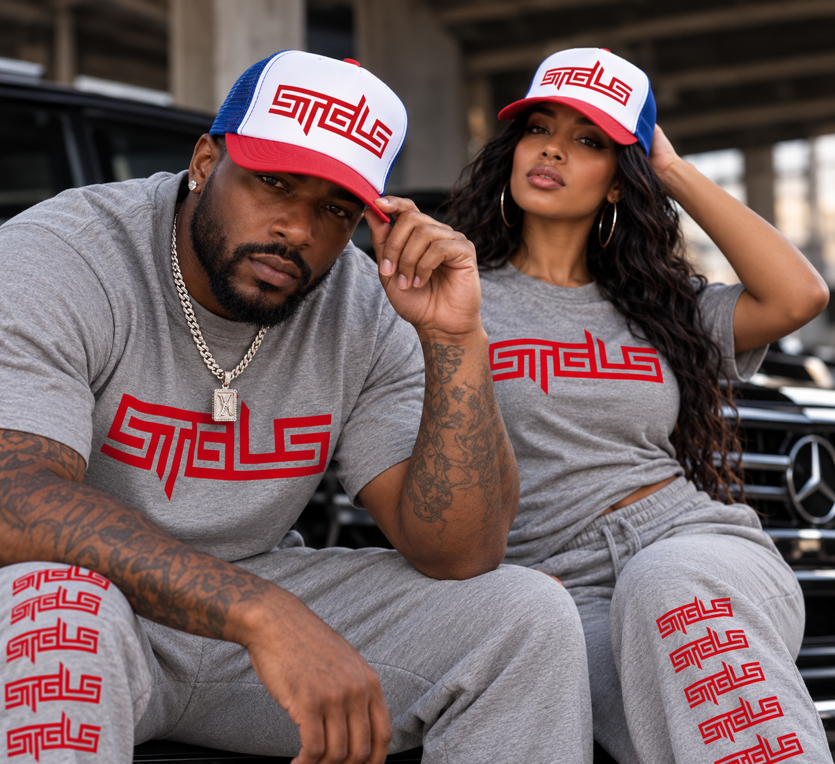 STRHUGOALS "STGLS" Victory Active wear Foam trucker hat