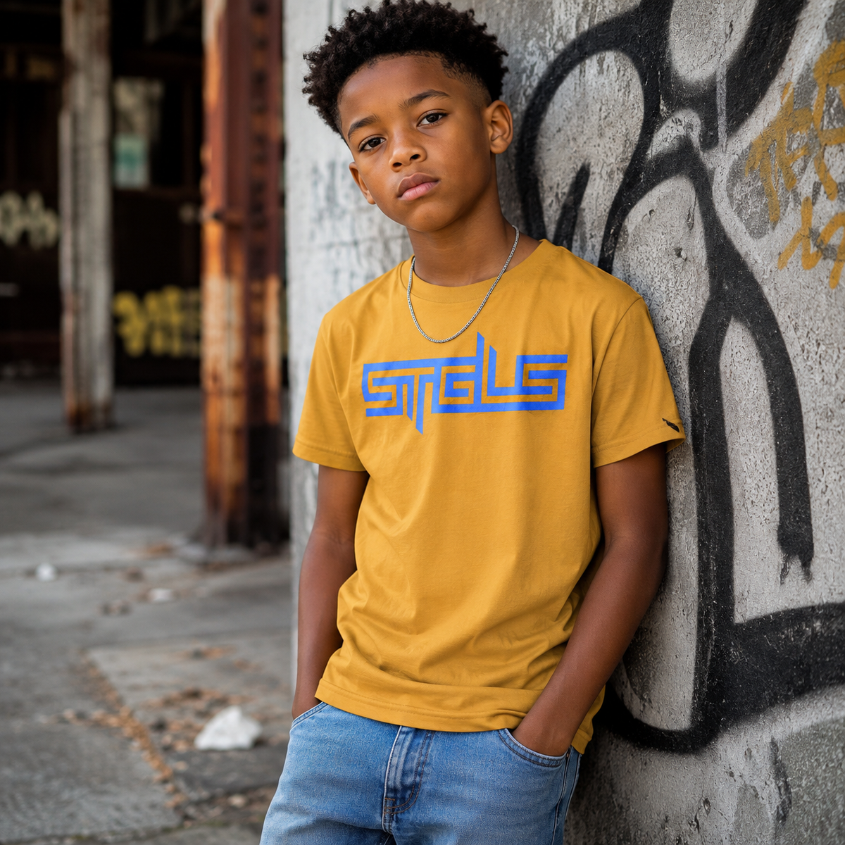 STRHUGOALS "STGLS" Active Boys Short Sleeve T-Shirt