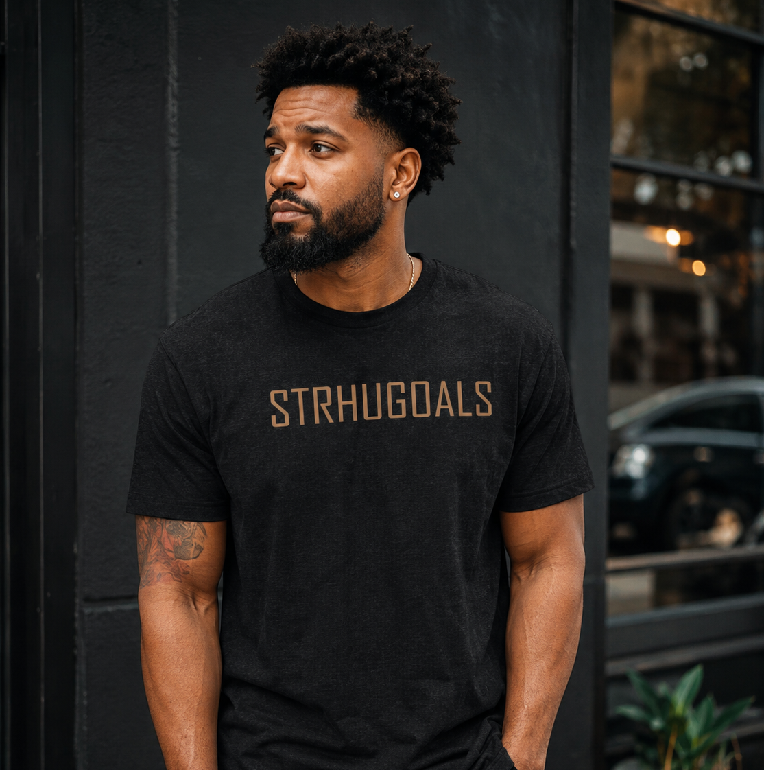 STRHUGOALS Classic Logo (B) Men's T-shirt