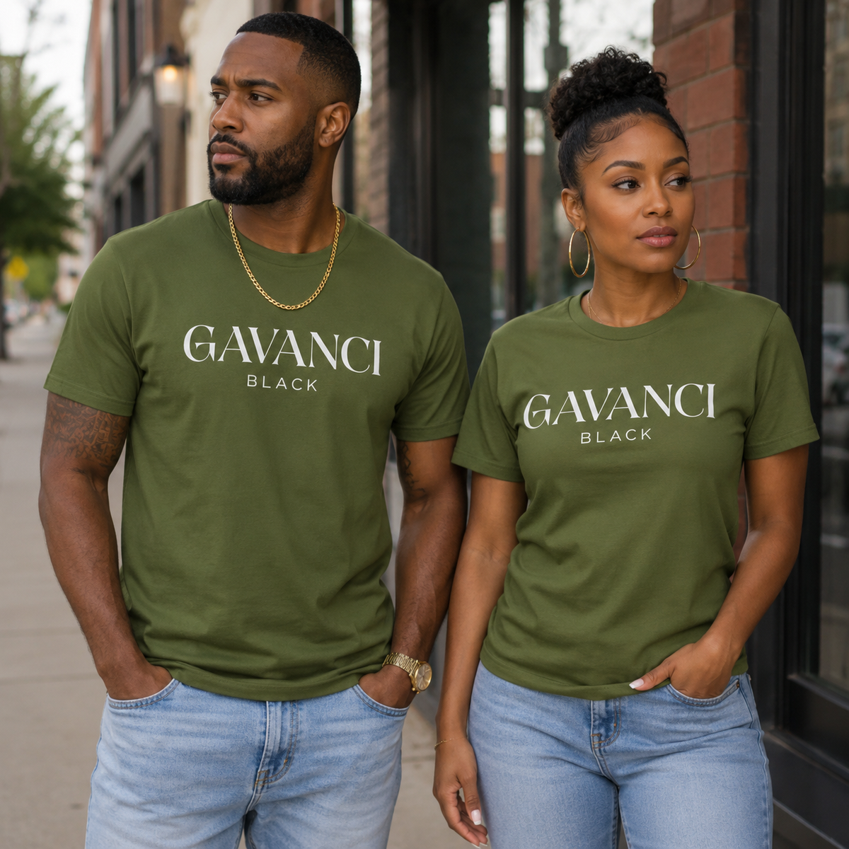 Gavanci Black Original Logo T-shirt