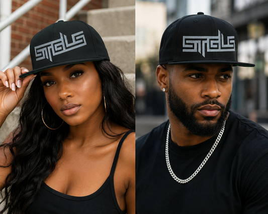 STRHUGOALS “STGLS Active” (White) Flat Bill Cap
