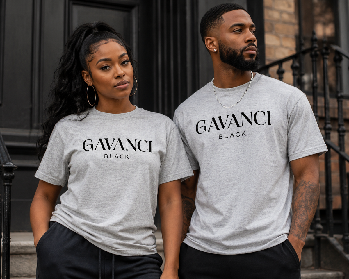 Gavanci Black Original LogoT-shirt