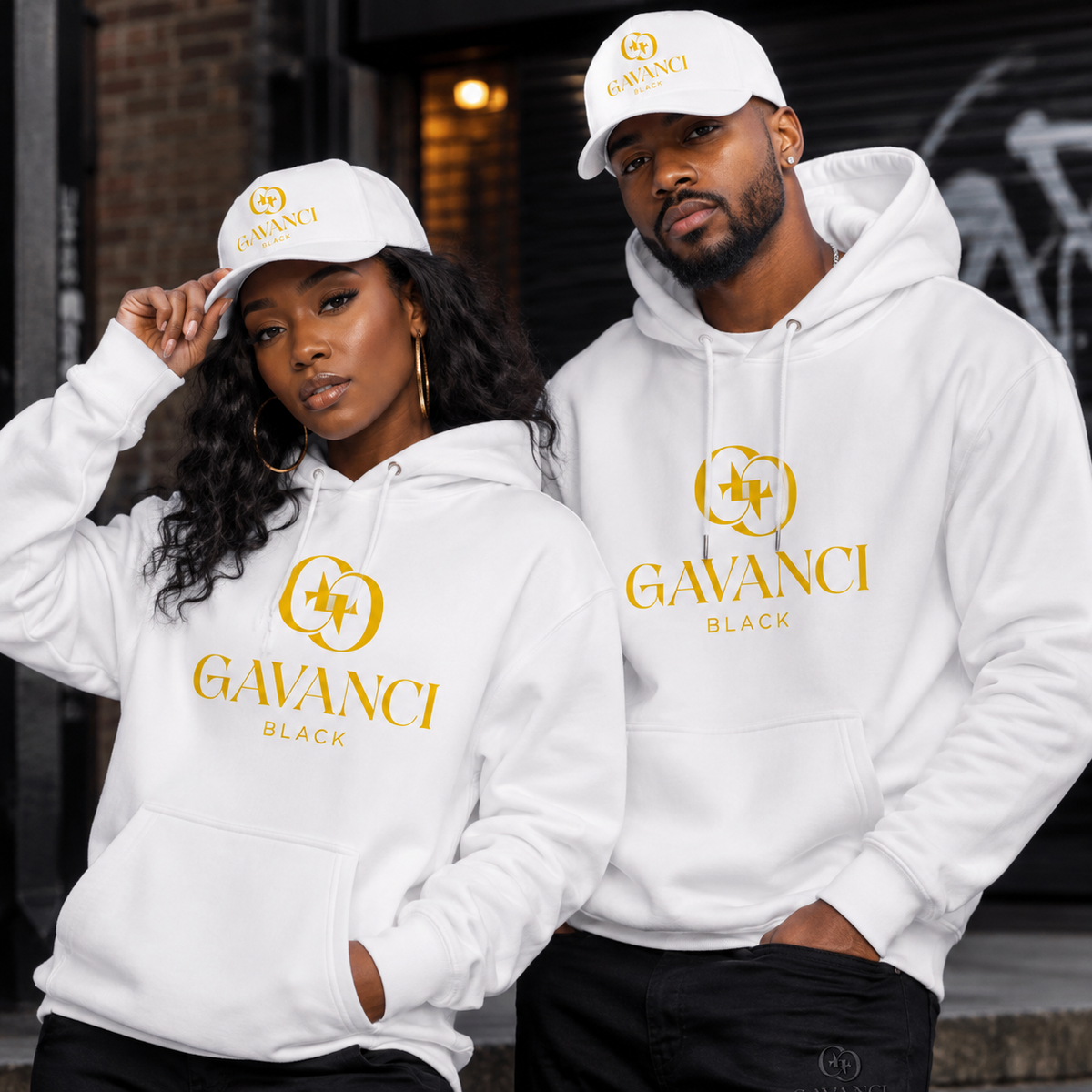 Gavanci Black Designer Hoodie