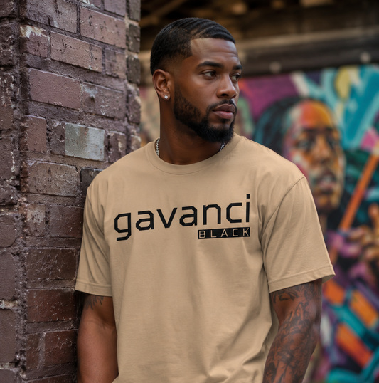 Gavanci Black "The Professional" Men’s T-shirt