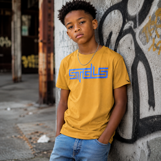 STRHUGOALS "STGLS" Active Boys Short Sleeve T-Shirt