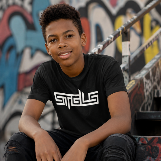 STRHUGOALS "STGLS" Active Boys Short Sleeve T-Shirt
