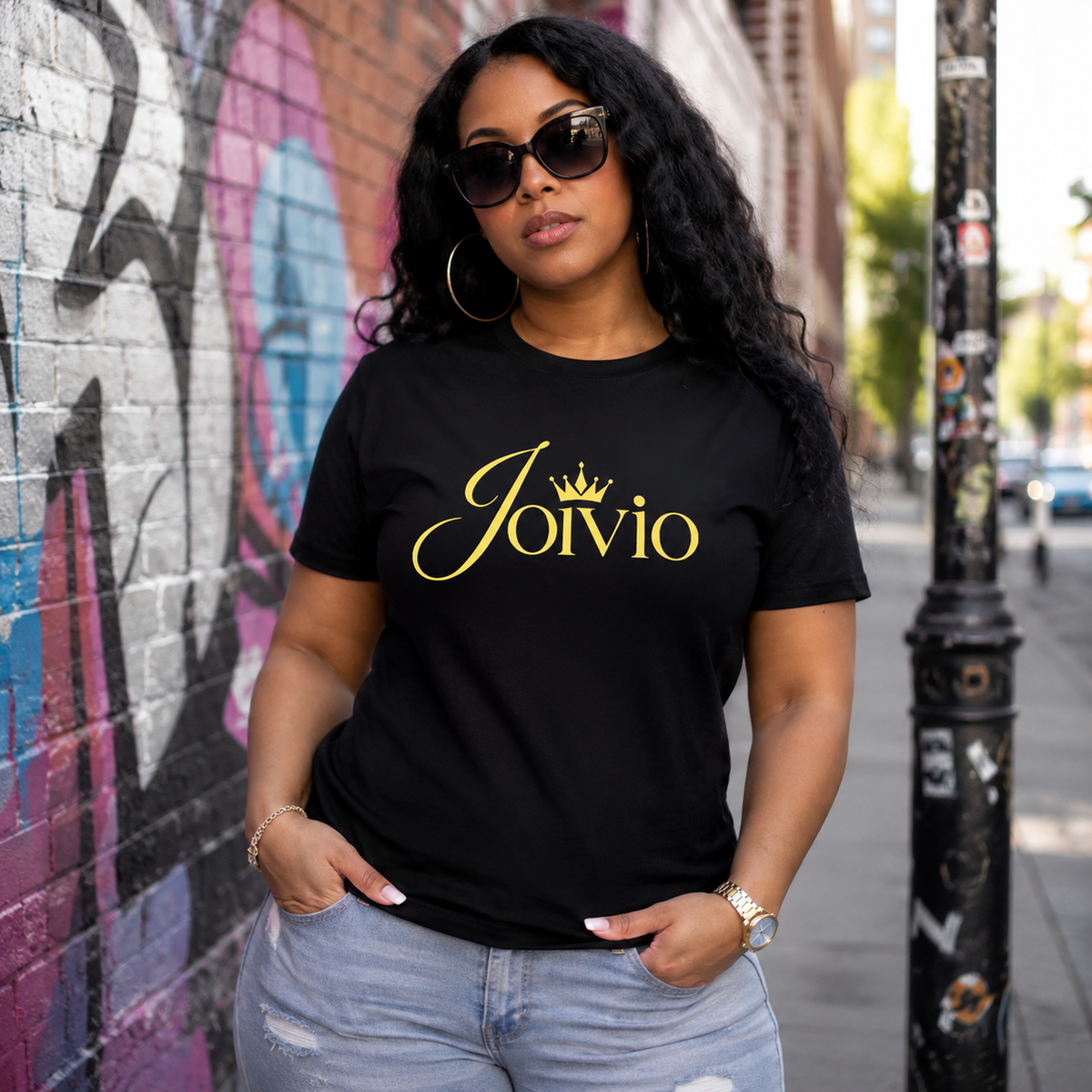 Joivio Women’s high-waisted t-shirt