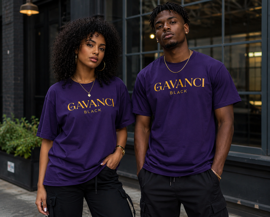 Gavanci Black Original Logo T-shirt