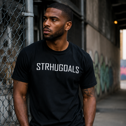 STRHUGOALS Original Logo Men’s Premium Heavyweight Tee