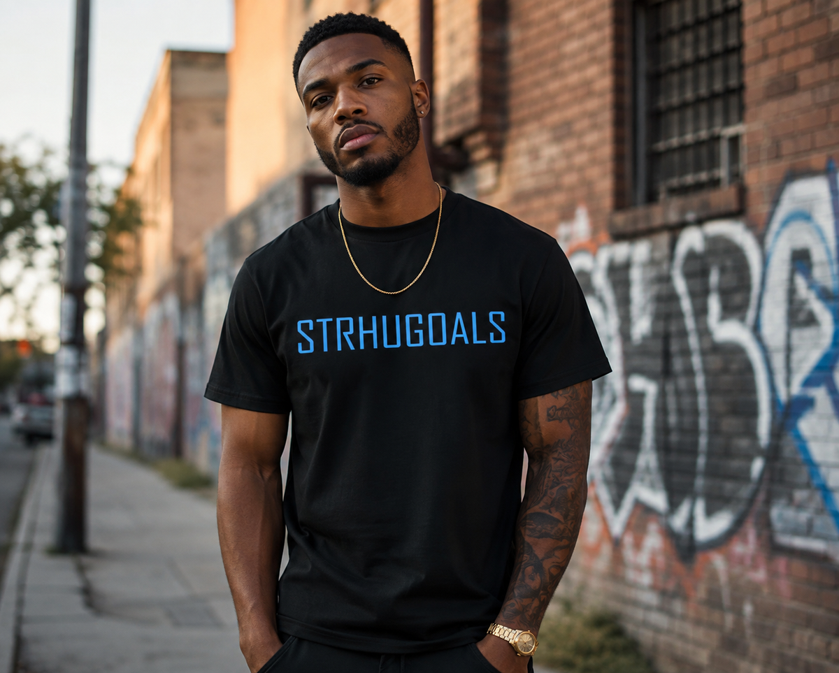 STRHUGOALS Original Logo Men’s Premium Heavyweight Tee