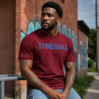 STRHUGOALS Original Logo Men’s Premium Heavyweight Tee
