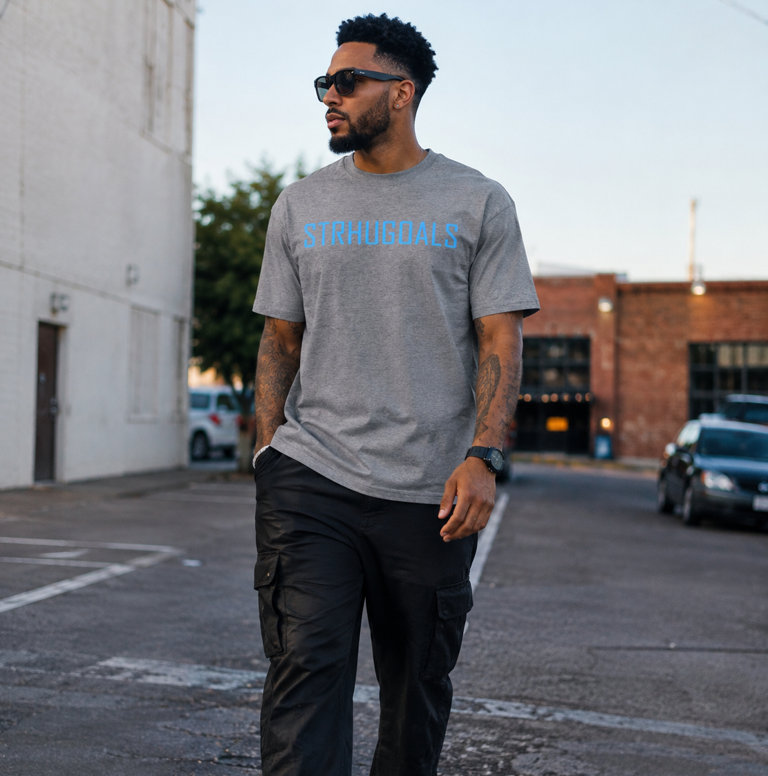 STRHUGOALS Original Logo Men’s Premium Heavyweight Tee