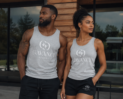 Gavanci Black Designer Tank Top