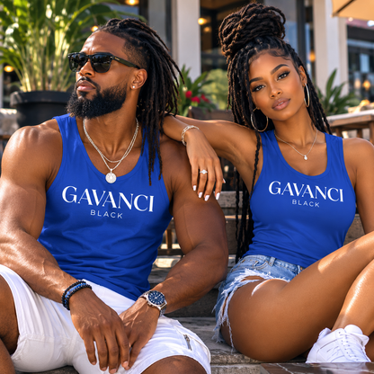 Gavanci Black Original Logo Tank Top