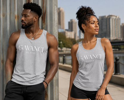 Gavanci Black Original Logo Tank Top
