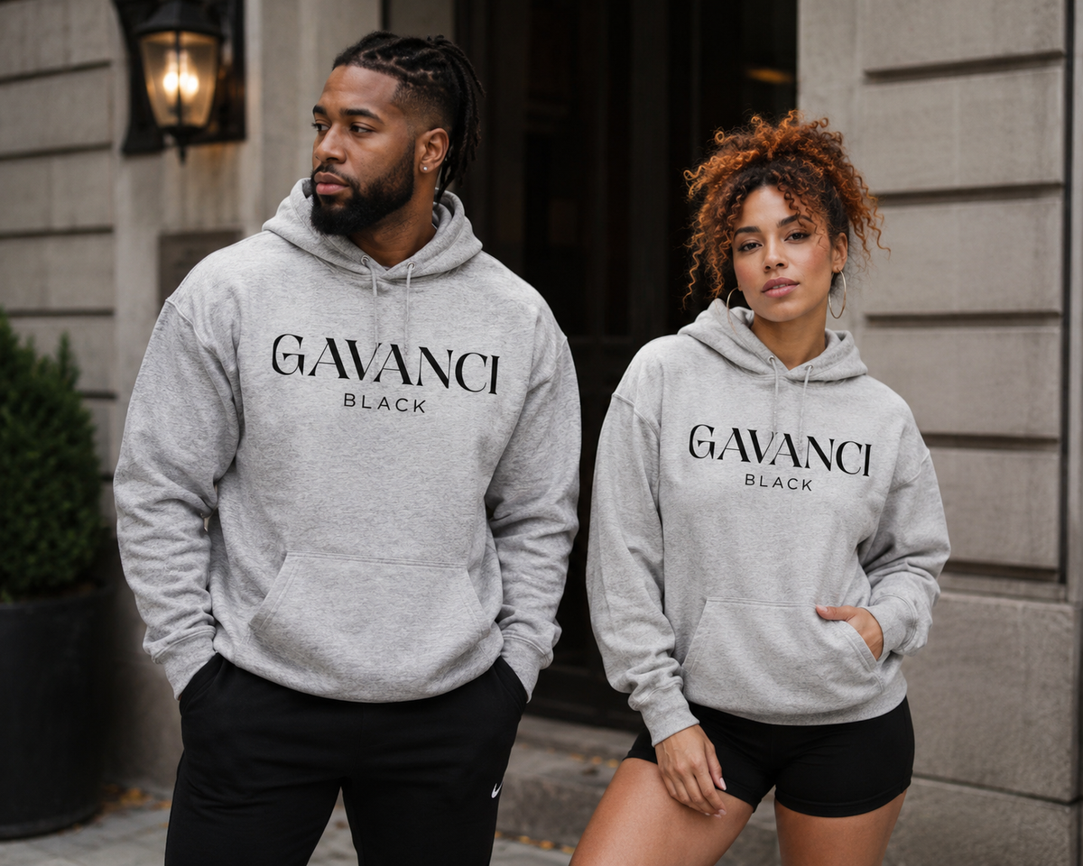 Gavanci Black Original Logo (B) Hoodie