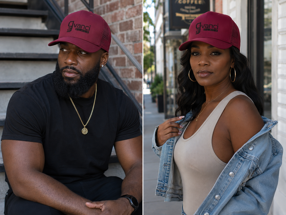 Gavanci Black “Lowkey” (D) Trucker Cap