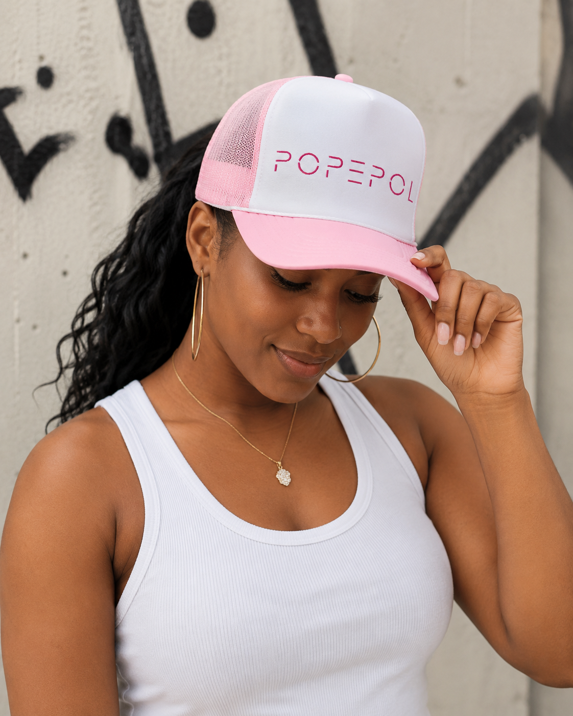 Popepol Original Logo (PIP) Foam trucker hat