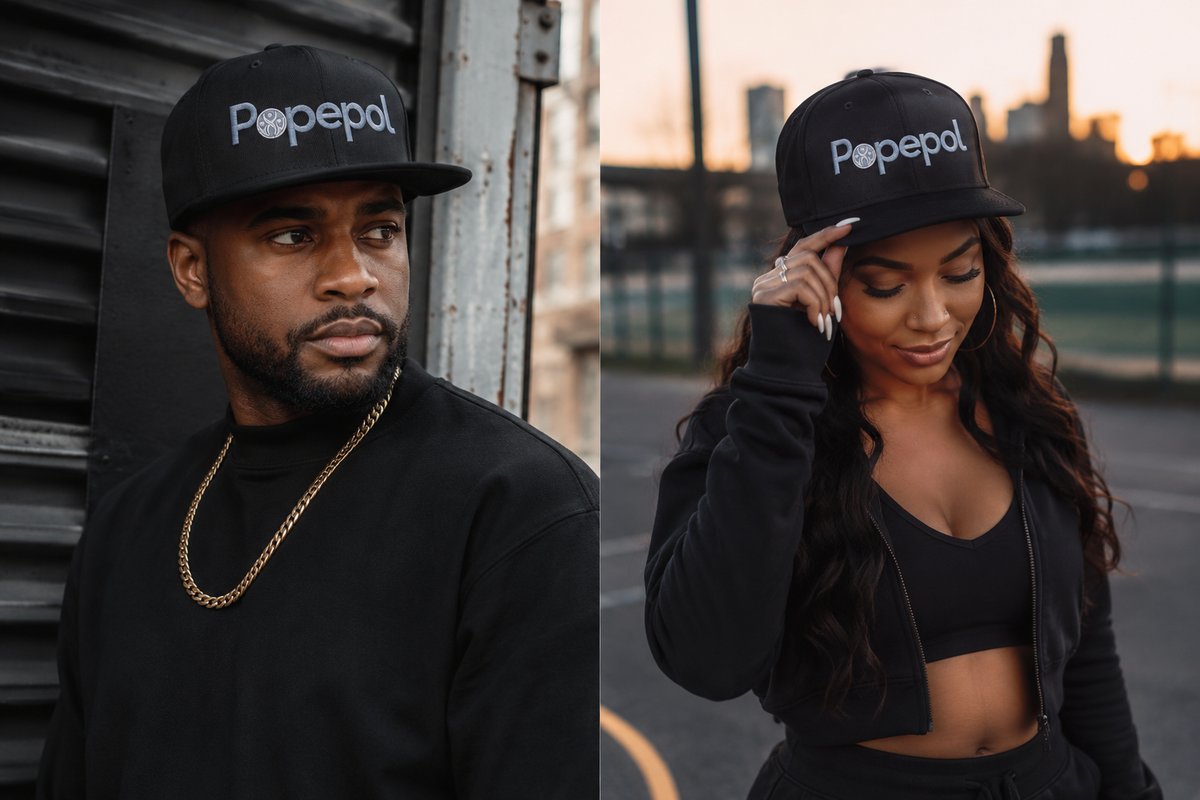 Popepol “Rise above it” Snapback Hat
