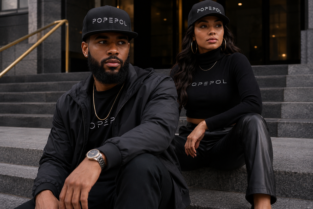 Popepol Original Logo Snapback Hat