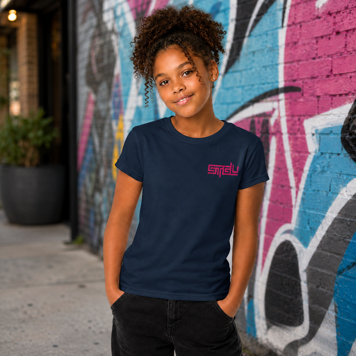 STRHUGOALS "STGLS Active" (Pink) Girls T-shirt