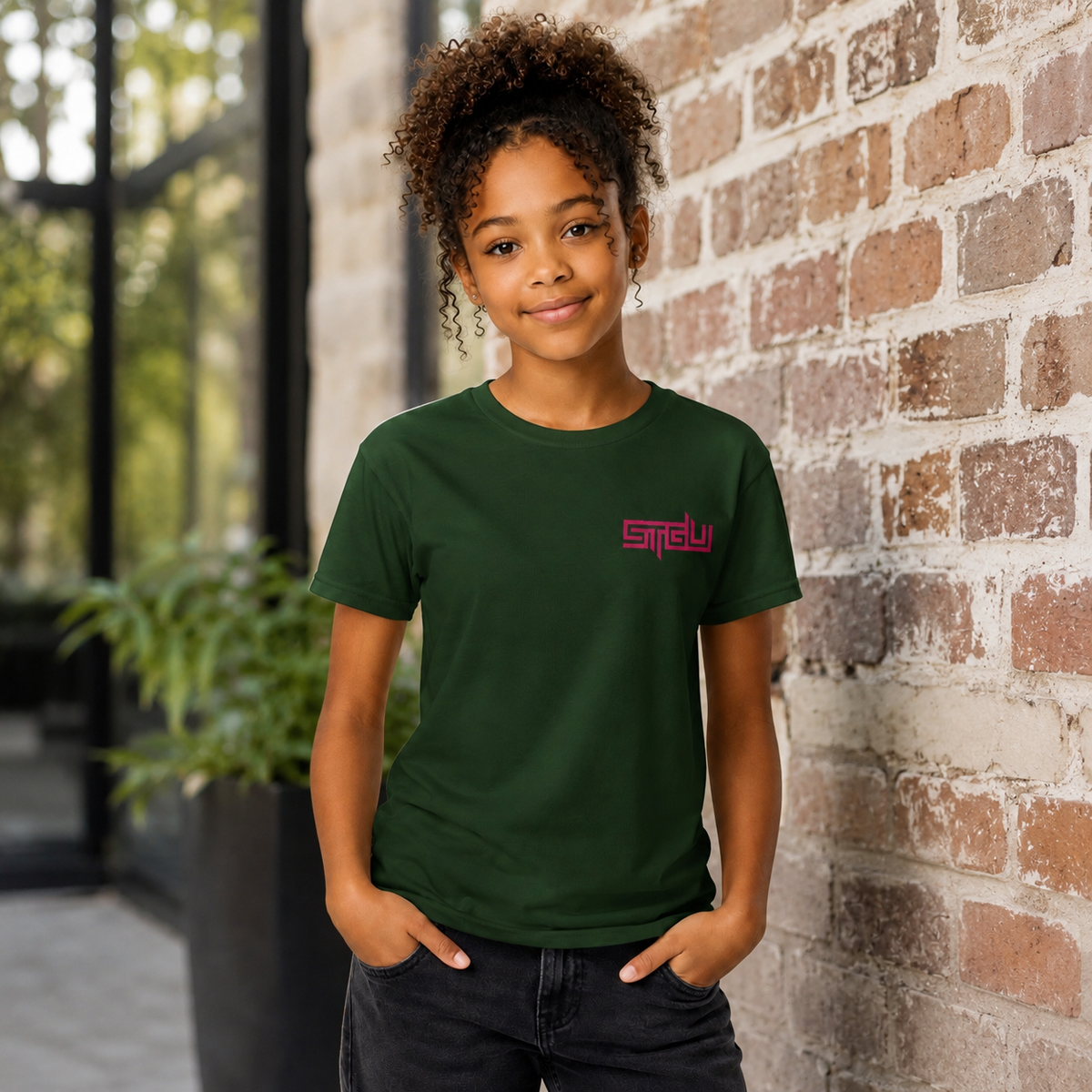 STRHUGOALS "STGLS Active" (Pink) Girls T-shirt