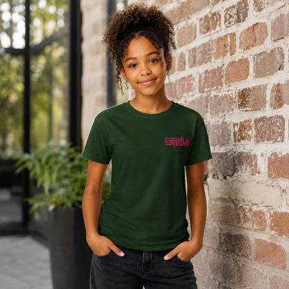 STRHUGOALS "STGLS Active" (Pink) Girls T-shirt