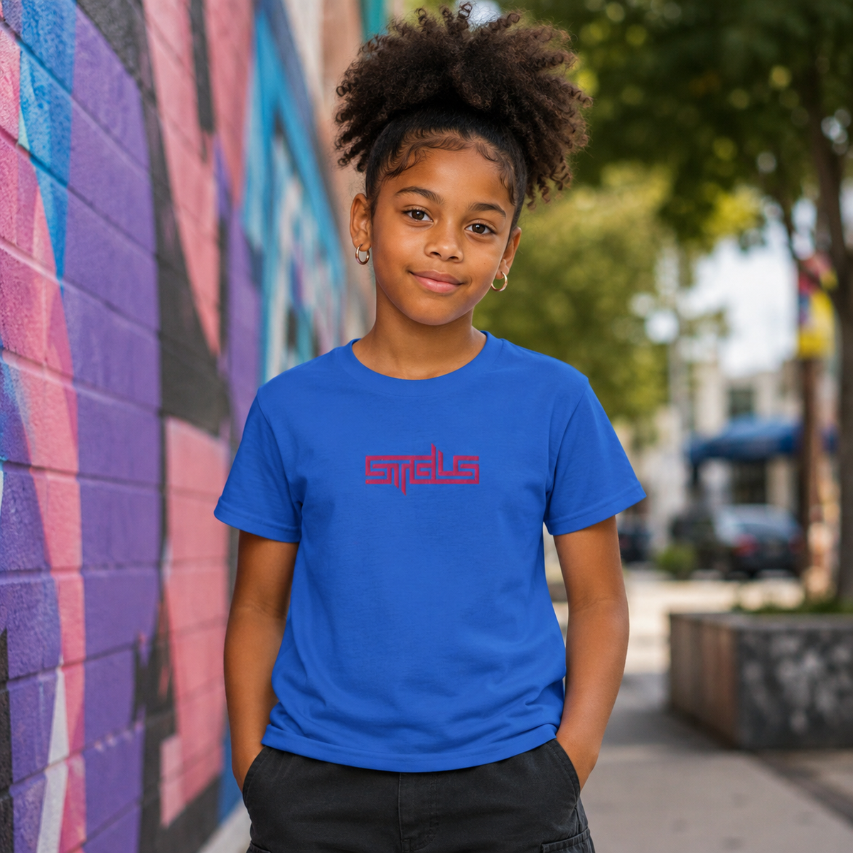 STRHUGOALS "STGLS Active" (Pink) Girls T-shirt