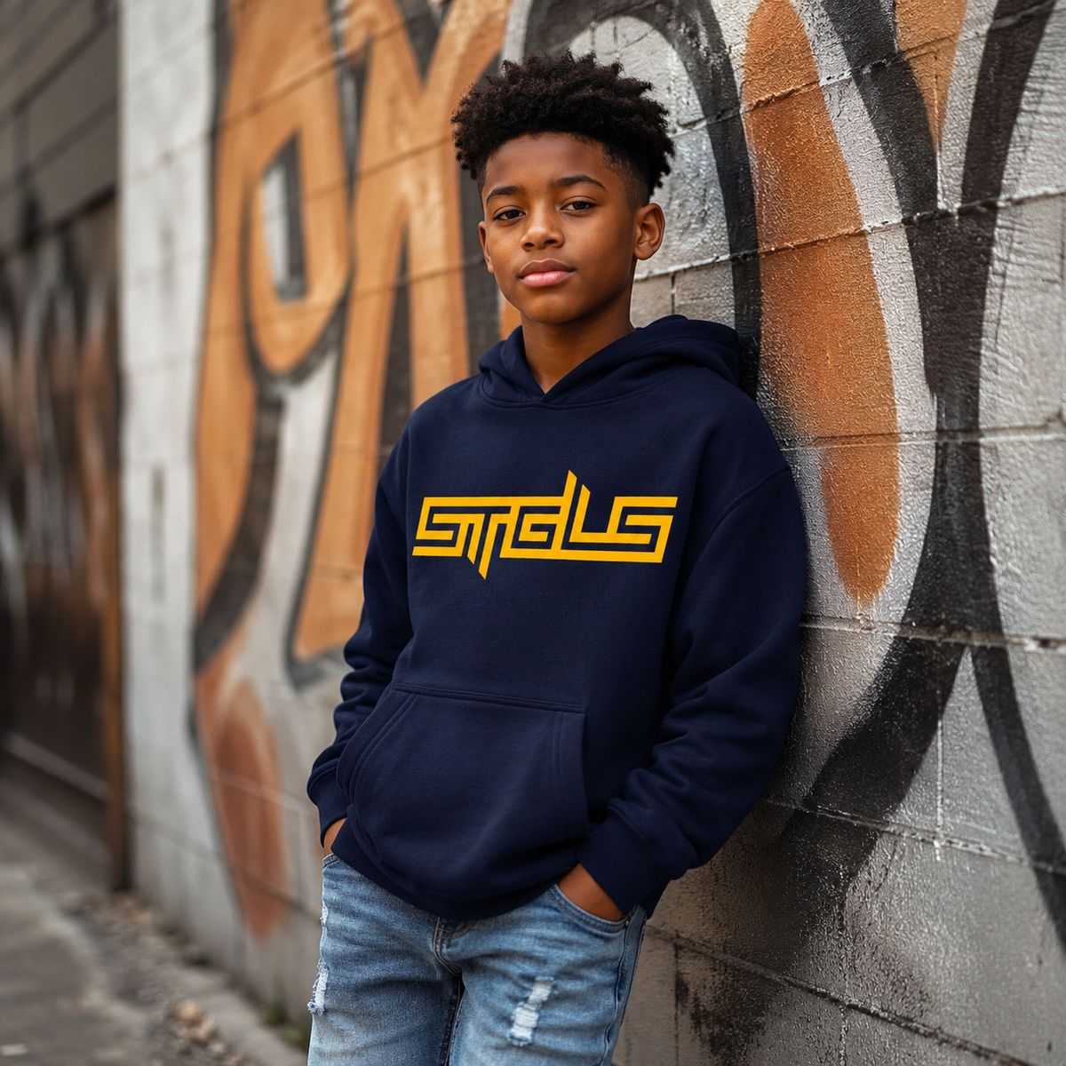 STRHUGOALS “STGLS Active” (TJ) Boys Fleece Hoodie