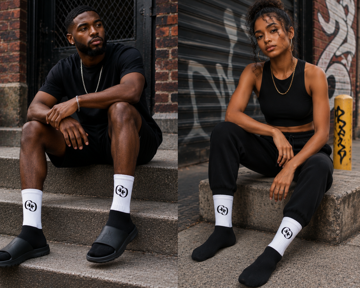 Gavanci Black Original Logo Socks
