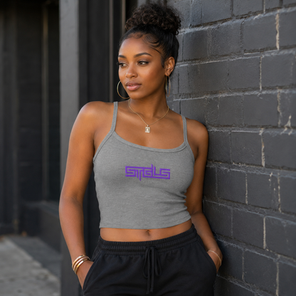 STRHUGOALS "STGLS Active" (Purple) Women’s Micro-rib Tank Top