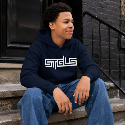 STRHUGOALS “STGLS Active” (White) Boy’s Heavy Blend Hoodie