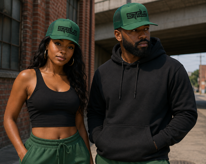 STRHUGOALS “STGLS Active” (Black) Trucker Cap