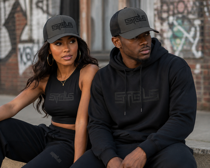 STRHUGOALS “STGLS Active” (Black) Trucker Cap
