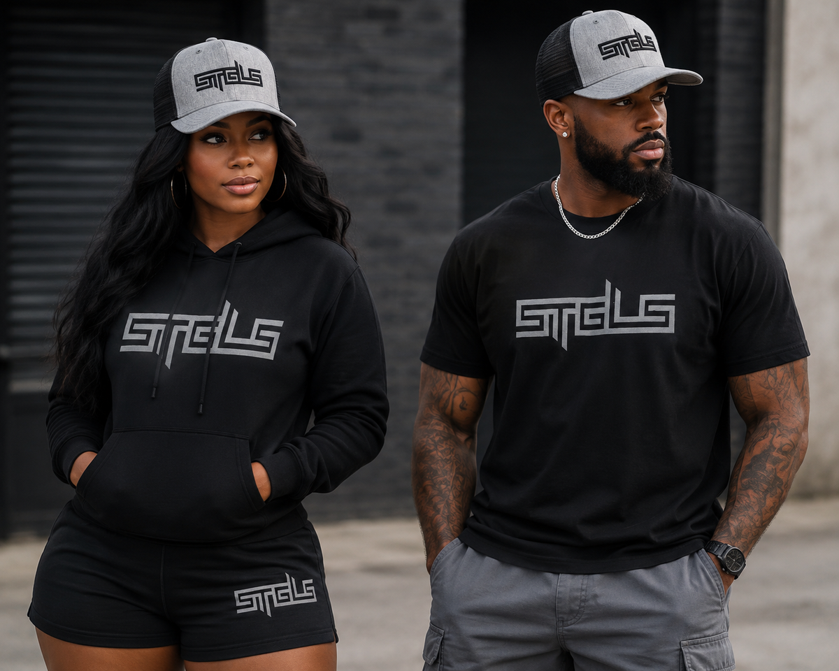 STRHUGOALS “STGLS Active” (Black) Trucker Cap