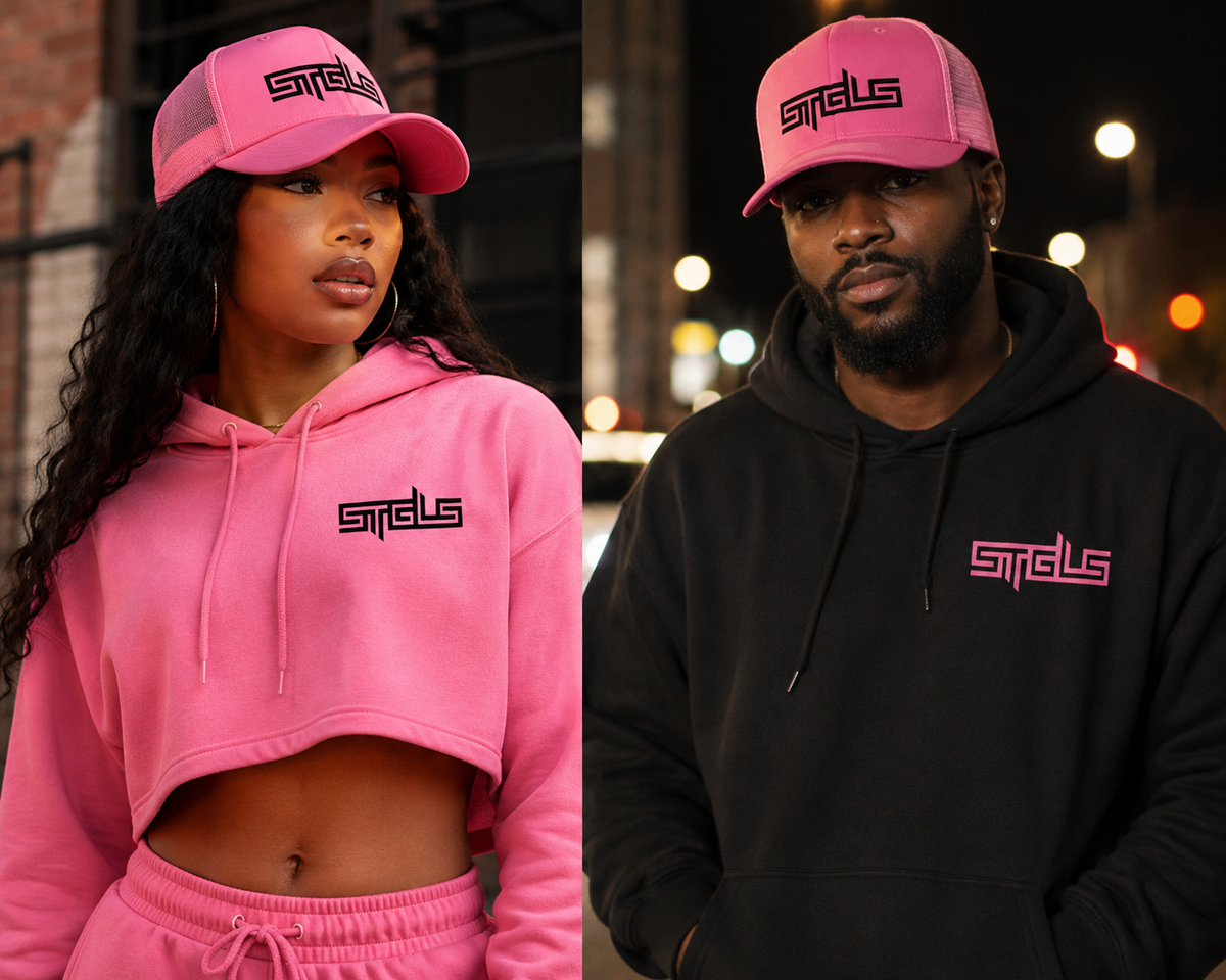 STRHUGOALS “STGLS Active” (Black) Trucker Cap