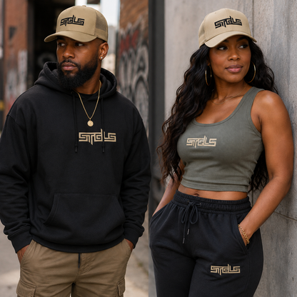 STRHUGOALS “STGLS Active” (Black) Trucker Cap