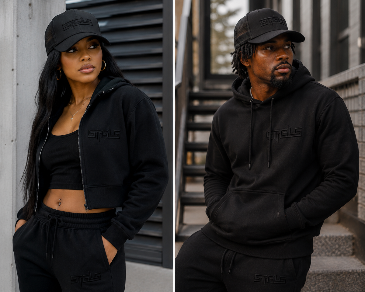 STRHUGOALS “STGLS Active” (Black) Trucker Cap