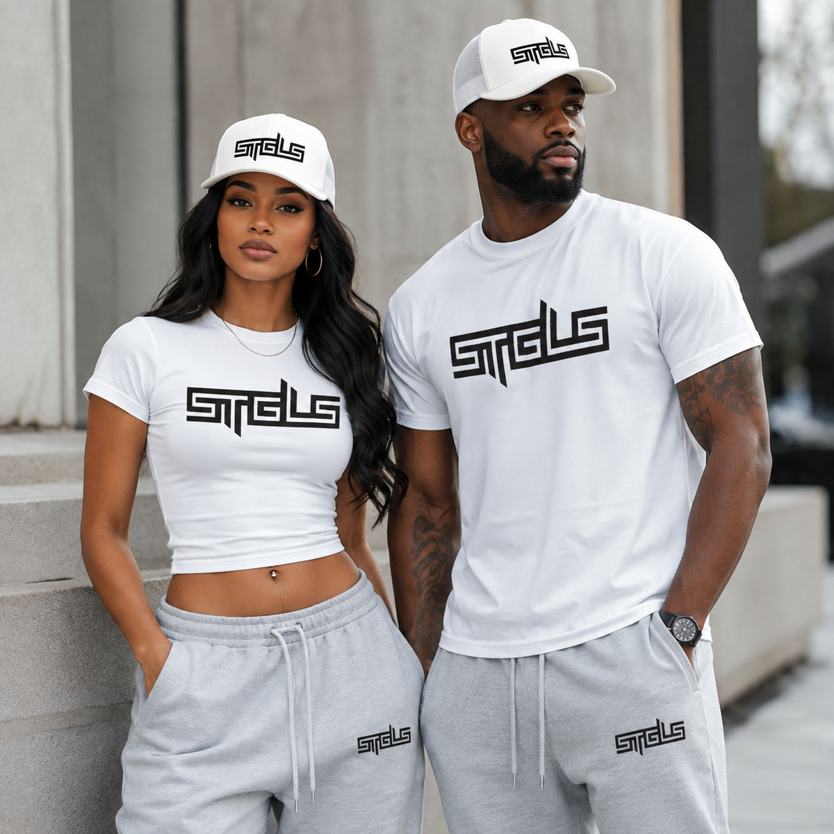 STRHUGOALS “STGLS Active” (Black) Trucker Cap
