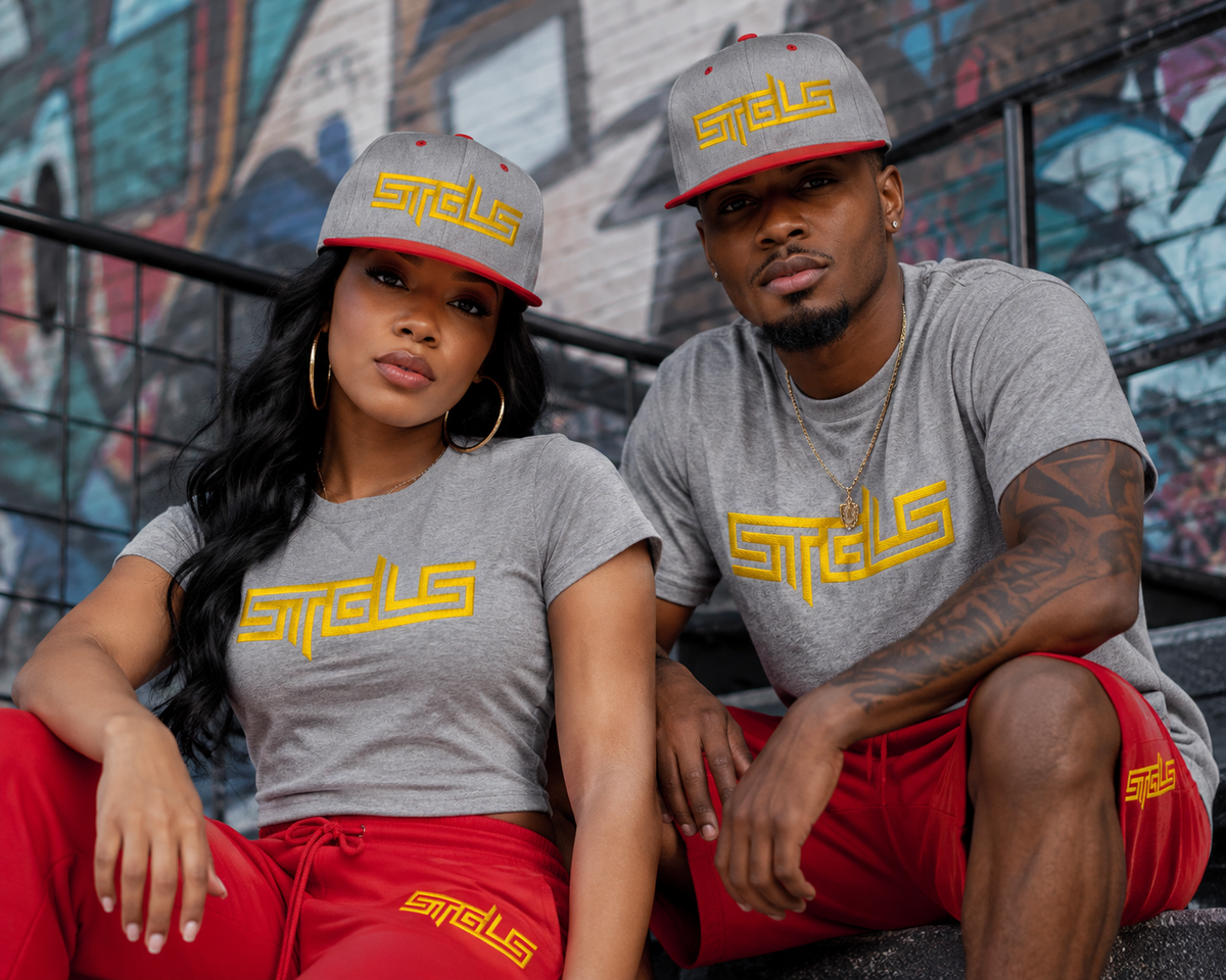 STRHUGOALS “STGLS Active” (Gold)Snapback Hat