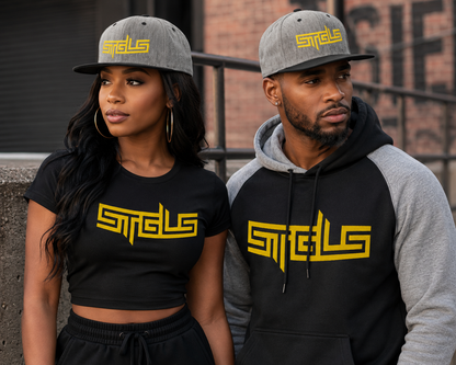 STRHUGOALS “STGLS Active” (Gold)Snapback Hat