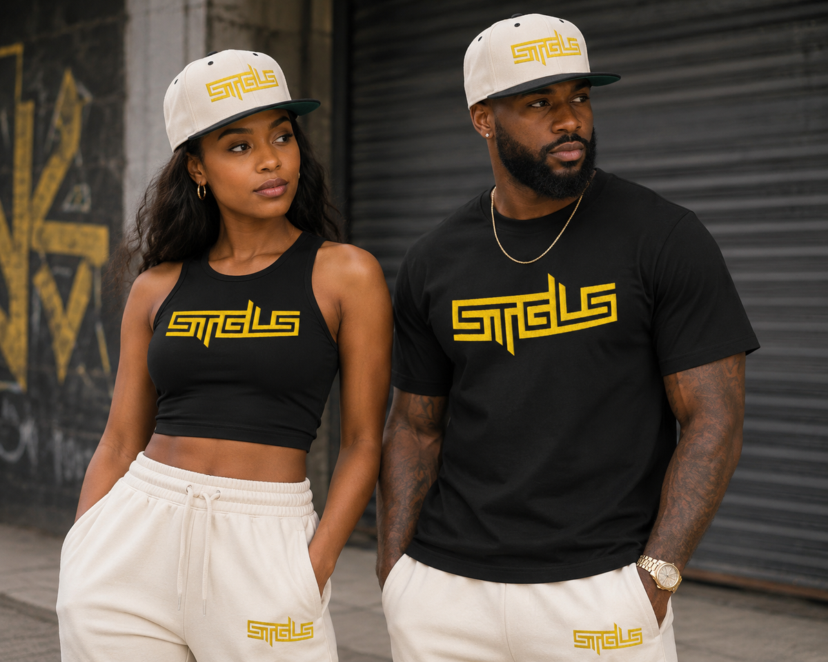 STRHUGOALS “STGLS Active” (Gold)Snapback Hat