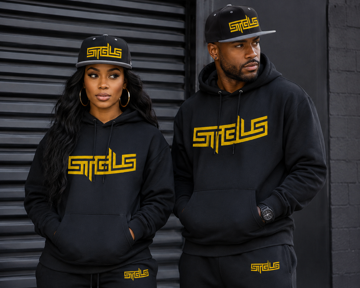 STRHUGOALS “STGLS Active” (Gold)Snapback Hat