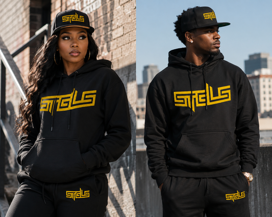 STRHUGOALS “STGLS Active” (Gold)Snapback Hat