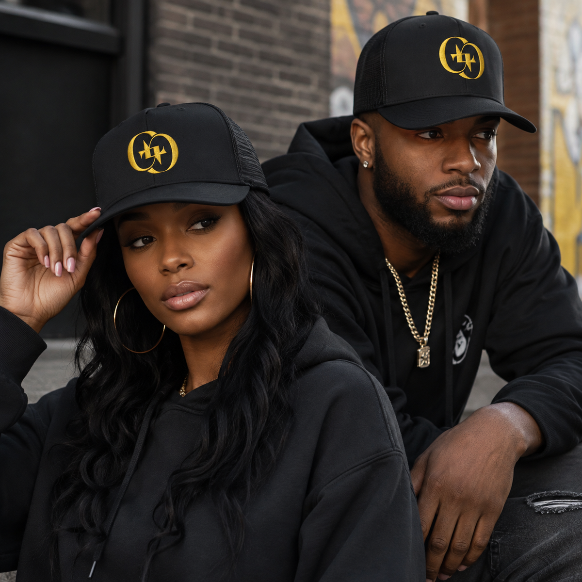 Gavanci Black Logo (Gold WE) Trucker Cap