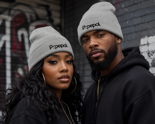 Popepol "Rise Above" (SL) Cuffed Beanie
