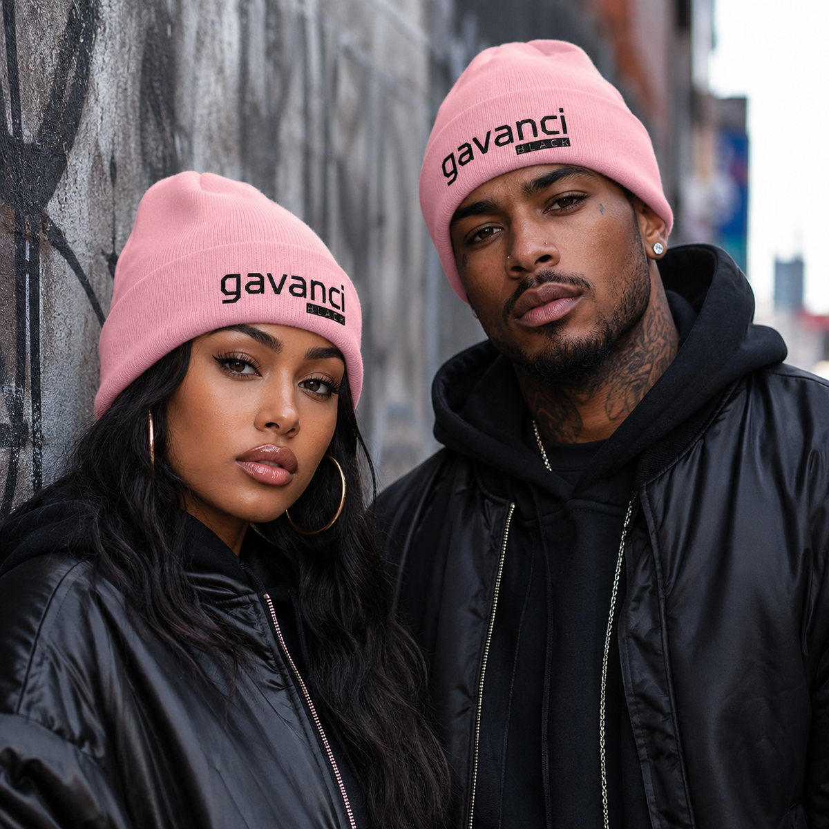 Gavanci Black "The Professional" Cuffed Beanie