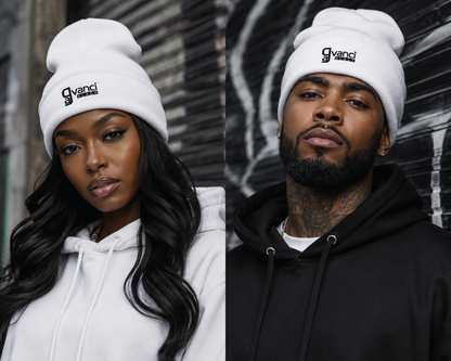 Gavanci Black "Lowkey" Cuffed Beanie