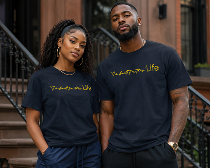 STRHUGOALS "I'm built for this. Life" Gold Men's t-shirt