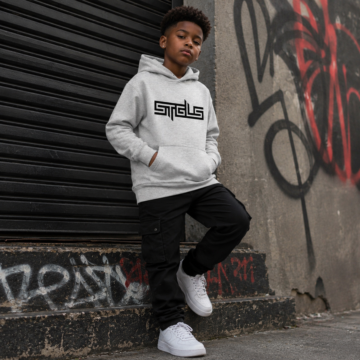 STRHUGOALS "STGLS" Active Boys Fleece Hoodie